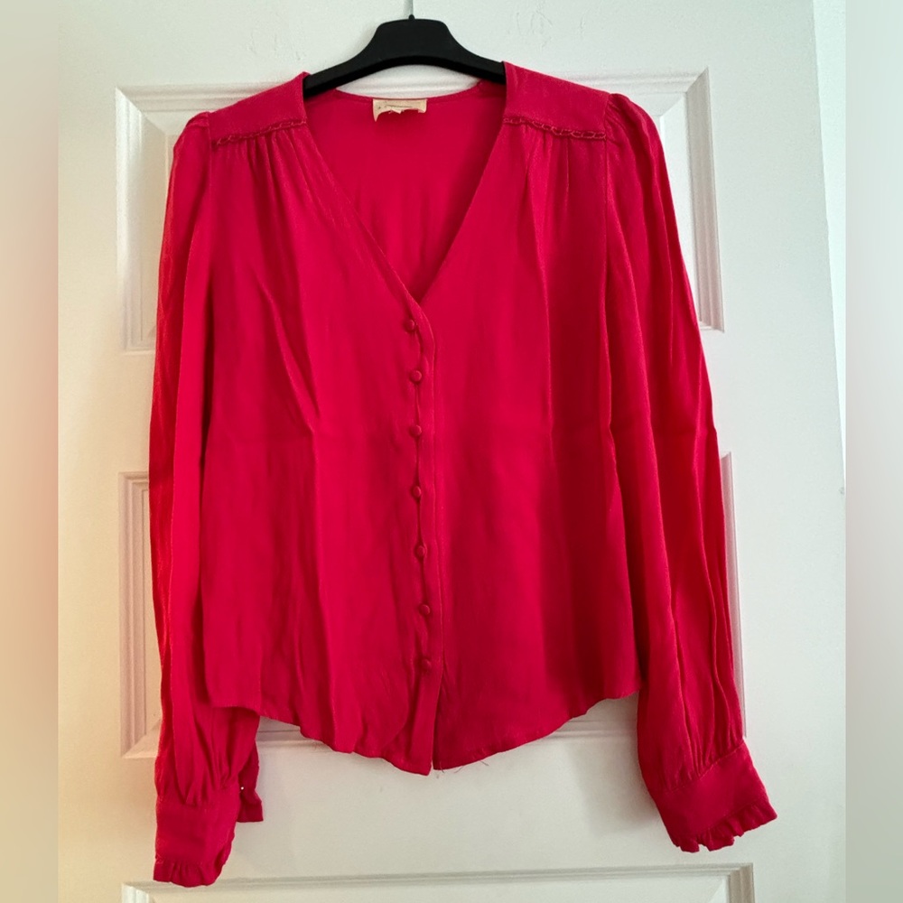 French brand Fushia Blouse